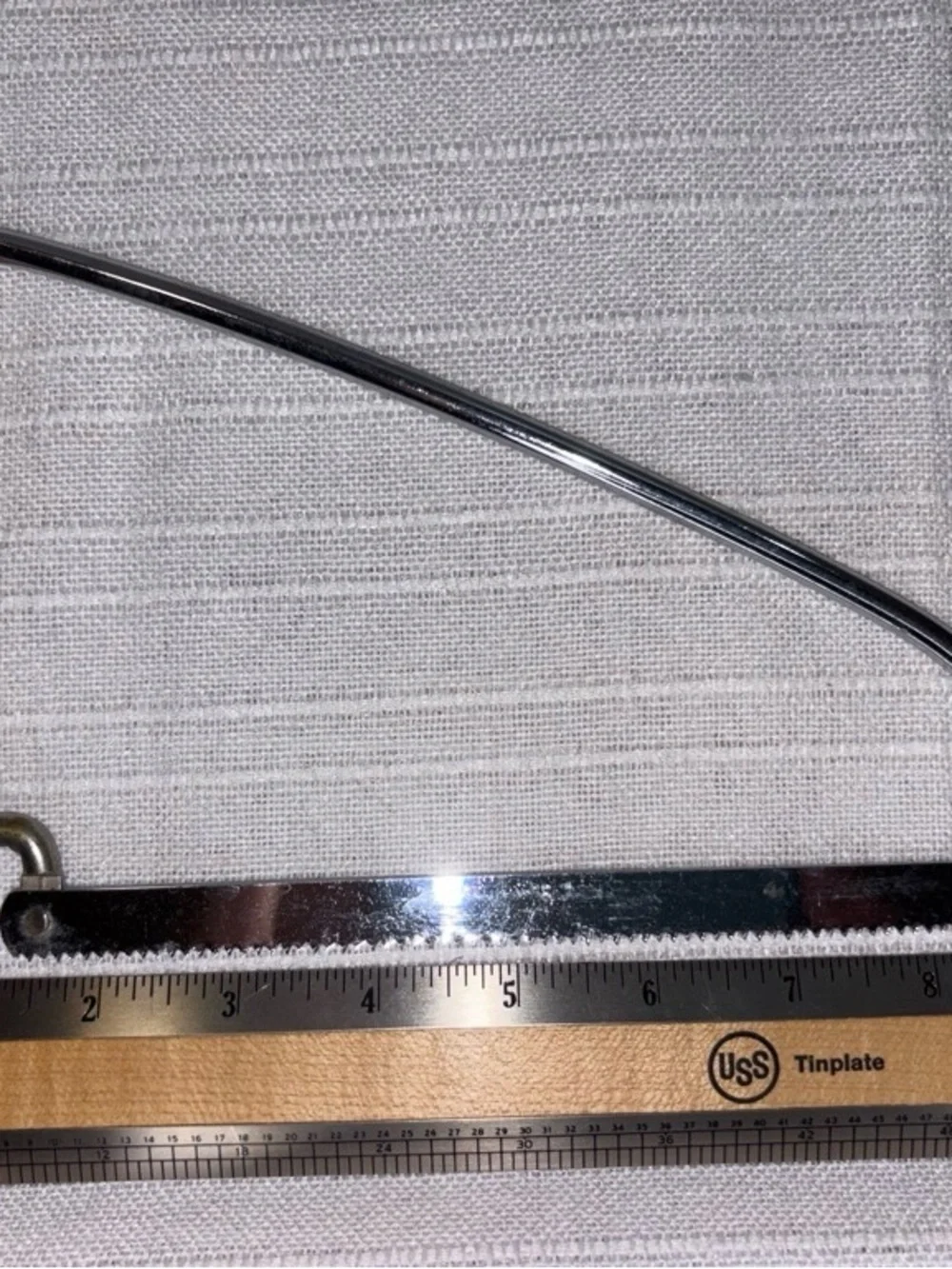 Unbranded Vintage Butterscotch Bakelite Handle Cheese Slicer / Wire EUC